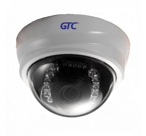 GTC-182M </br> 2MP HD Indoor Pan/Tilt IR/ICR Motion Tracking Dome IP Camera